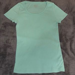 Light teal T-shirt